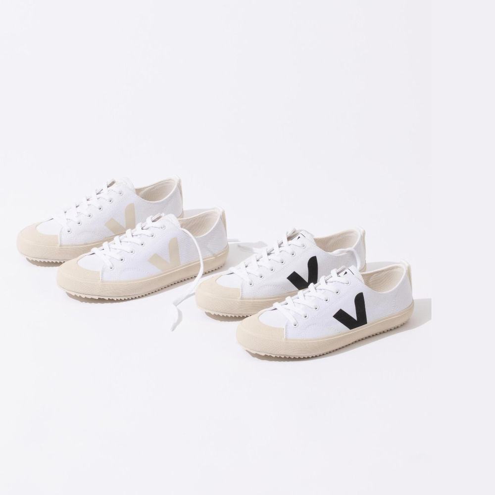 Women's Veja Nova Canvas Sneakers White | UAE-83641