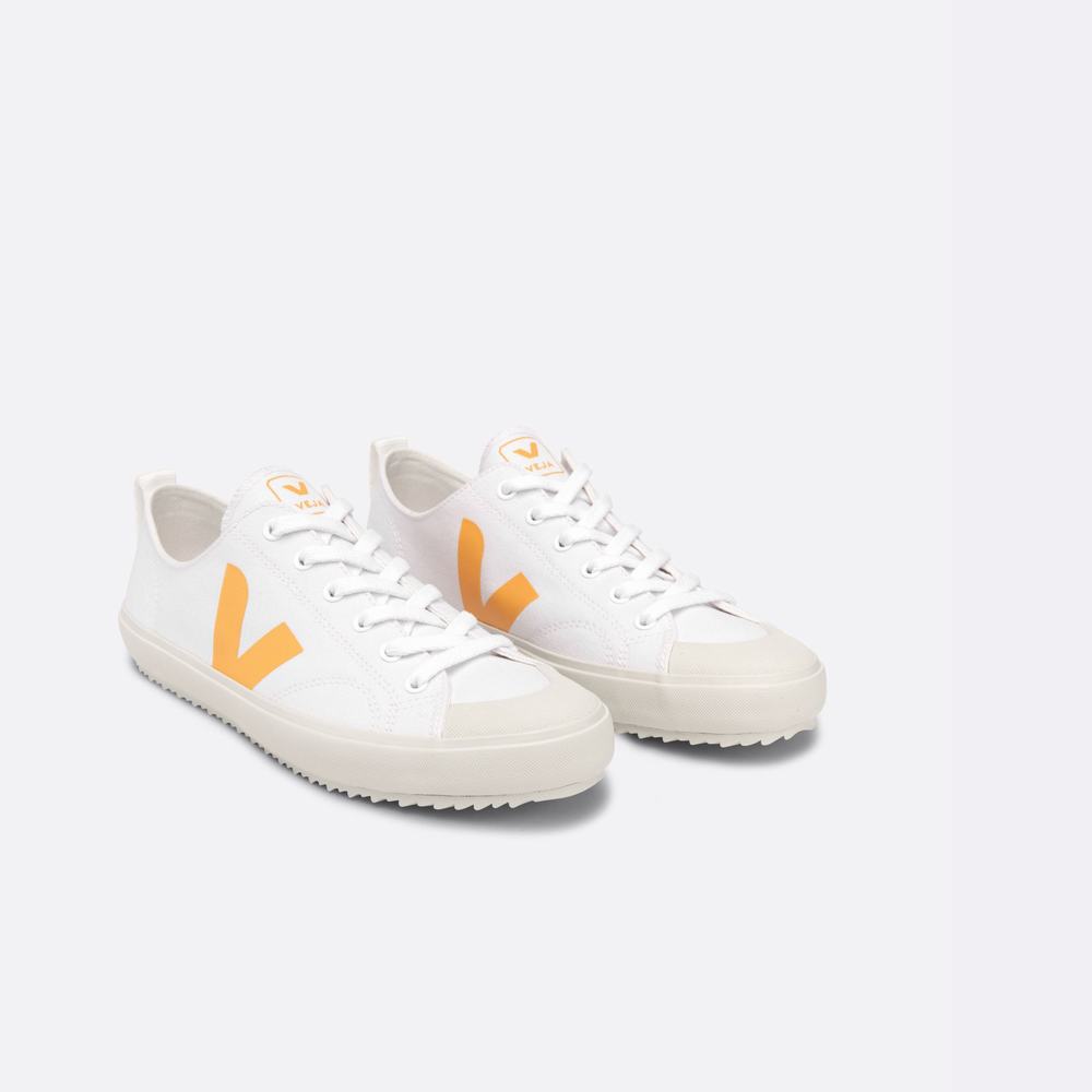 Women's Veja Nova Canvas Sneakers White | UAE-93620