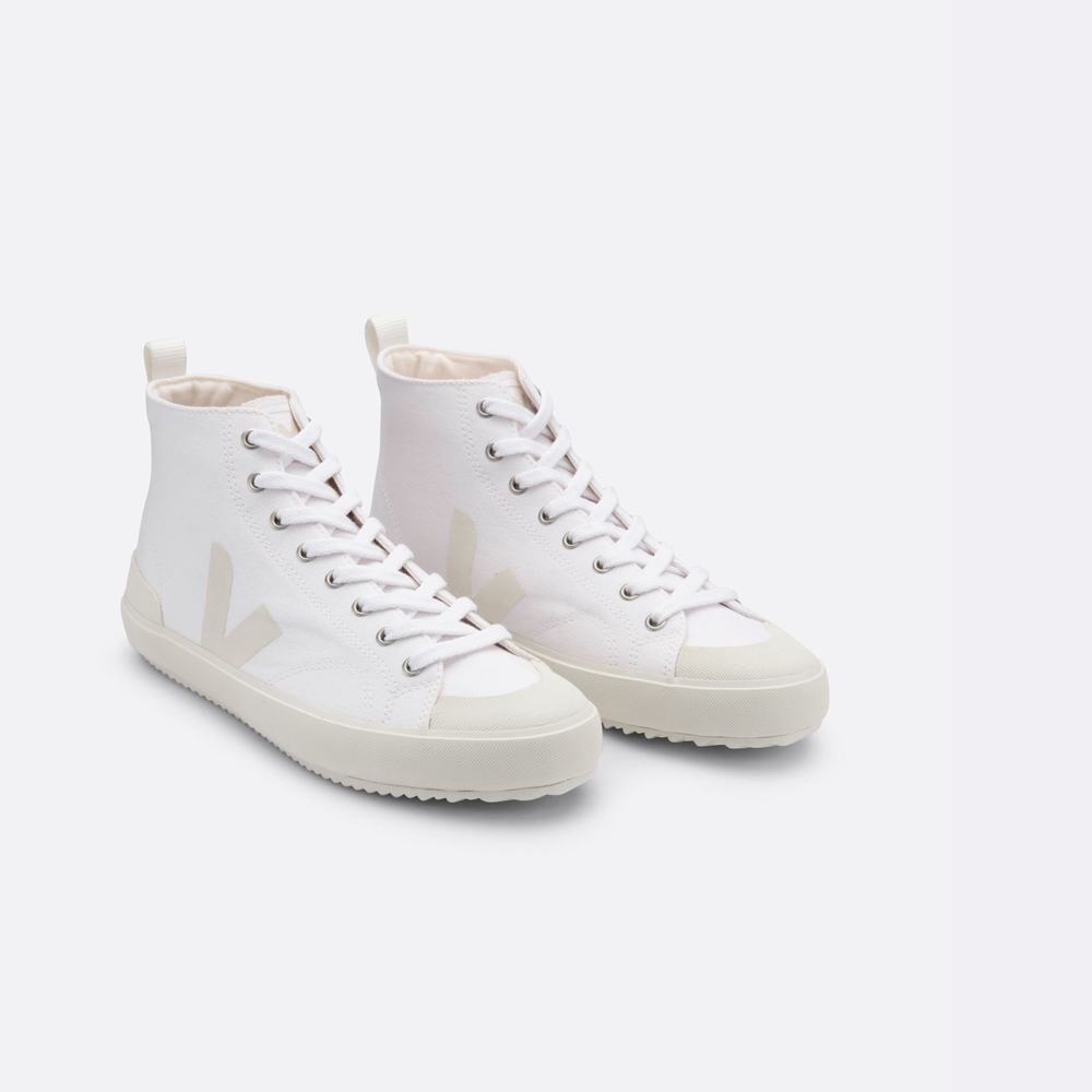 Women's Veja Nova Ht Canvas Sneakers White | UAE-21350