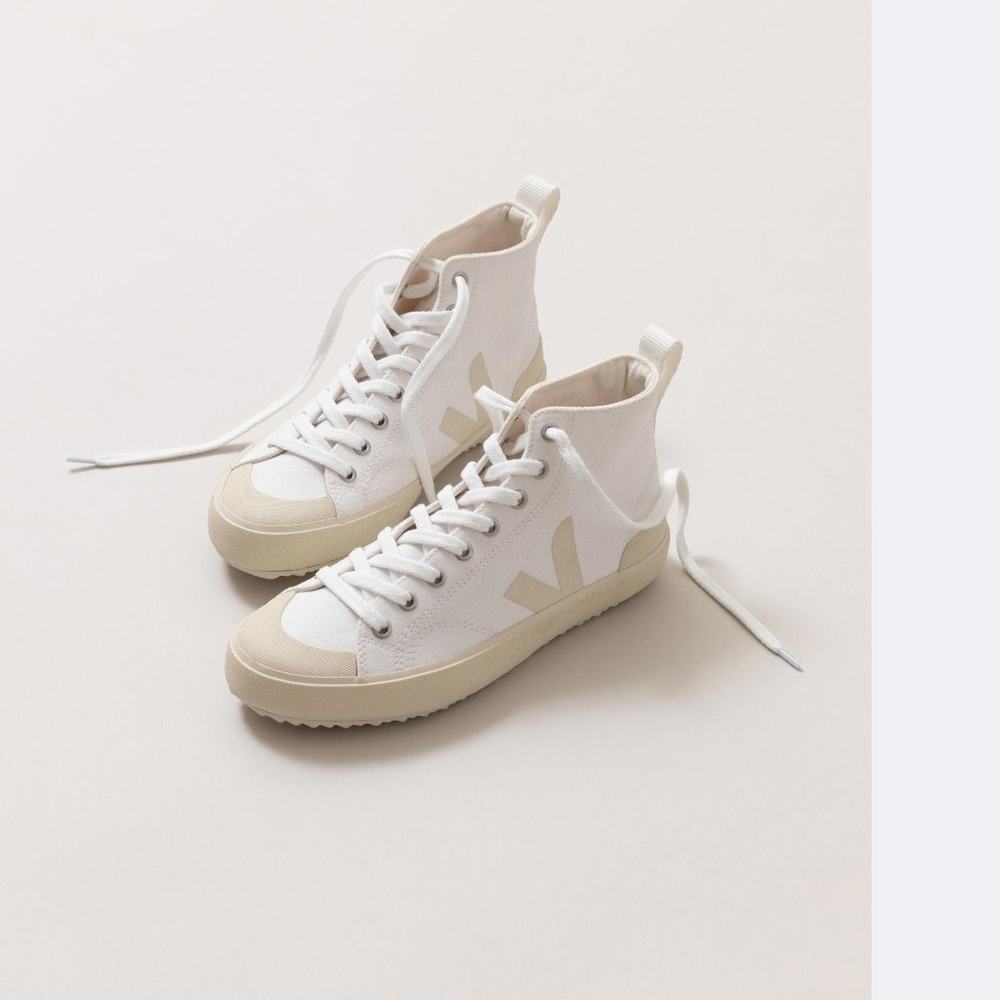 Women's Veja Nova Ht Canvas Sneakers White | UAE-21350