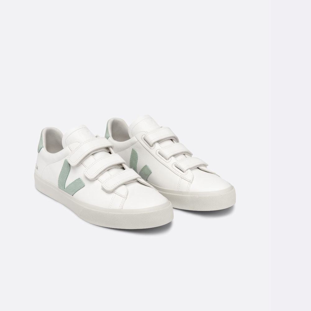 Women's Veja Recife Chromefree Leather Sneakers White | UAE-17068