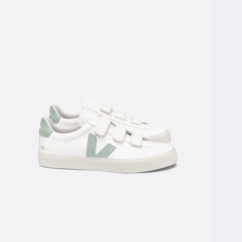 Women\'s Veja Recife Chromefree Leather Sneakers White | UAE-17068