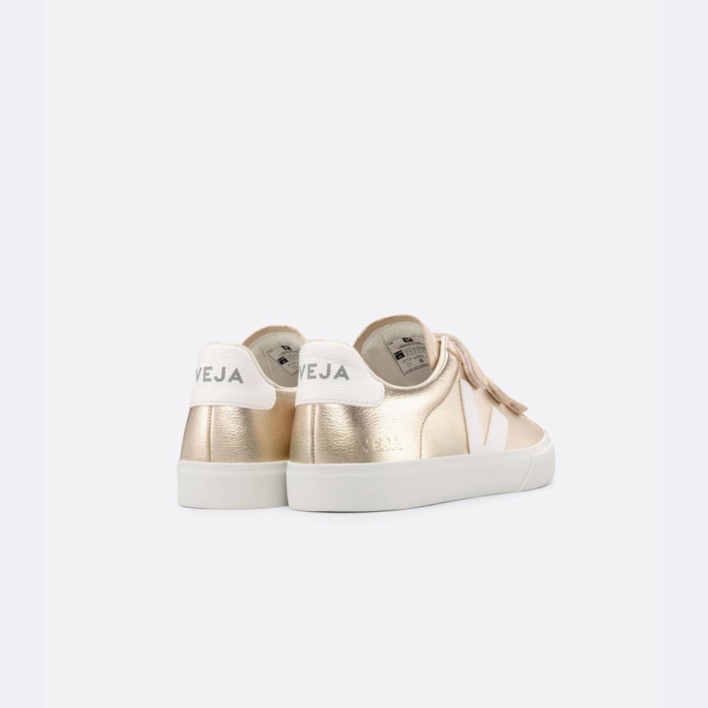 Women's Veja Recife Chromefree Leather Sneakers White | UAE-19653