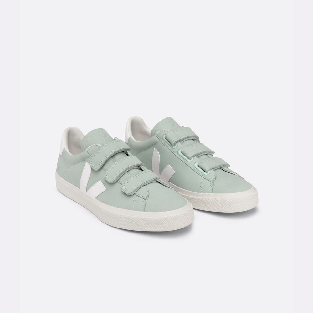 Women's Veja Recife Nubuck Sneakers White | UAE-55827