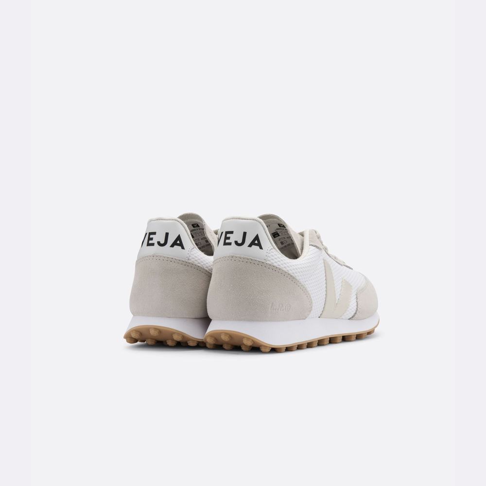 Women's Veja Rio Branco Alveomesh Sneakers White/Beige | UAE-45063