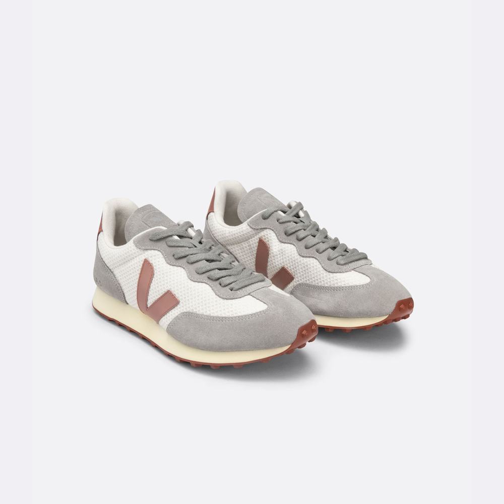 Women's Veja Rio Branco Hexamesh Sneakers Grey | UAE-51802