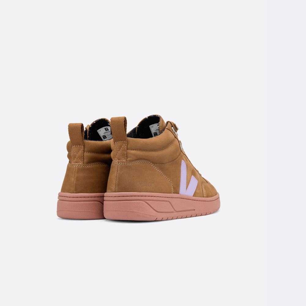 Women's Veja Roraima Nubuck Sneakers Brown/Orange | UAE-65971