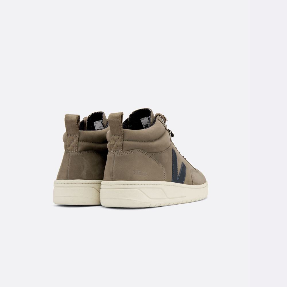 Women's Veja Roraima Nubuck Sneakers Khaki | UAE-03294