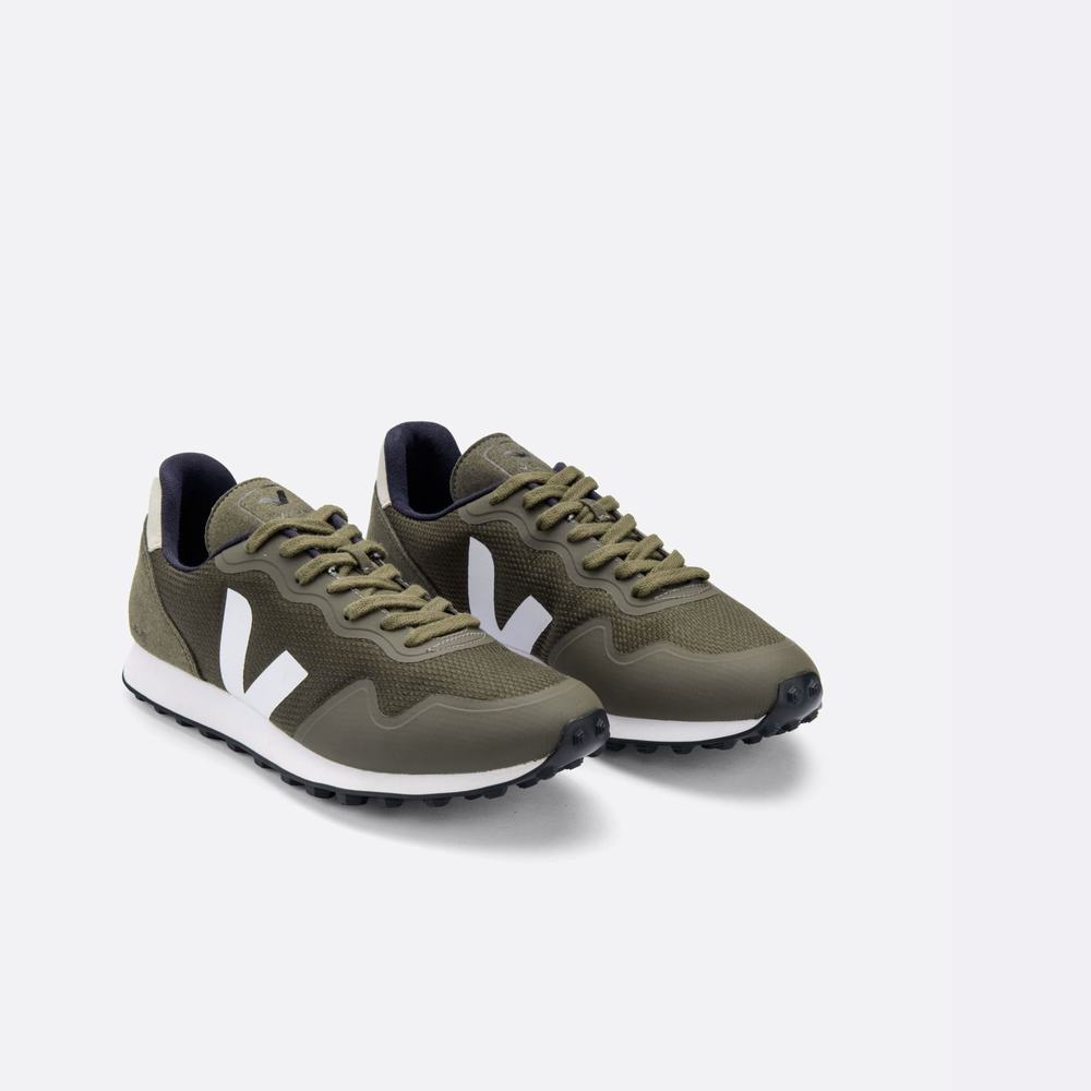 Women's Veja Sdu B-mesh Sneakers Olive/White/Beige | UAE-76928