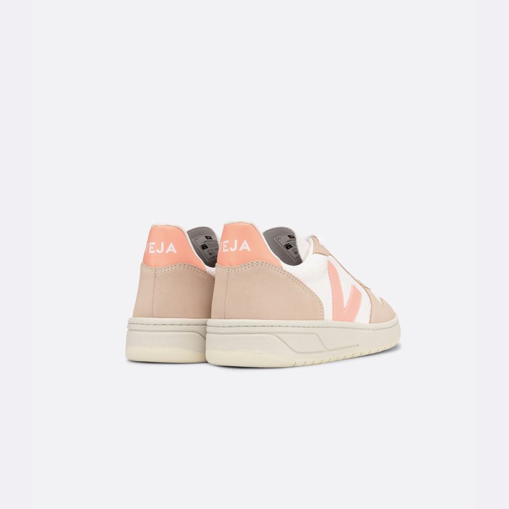 Women's Veja V-10 Alveomesh Sneakers White | UAE-35462