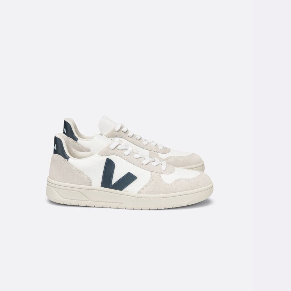 Women\'s Veja V-10 B-mesh Sneakers White | UAE-71038