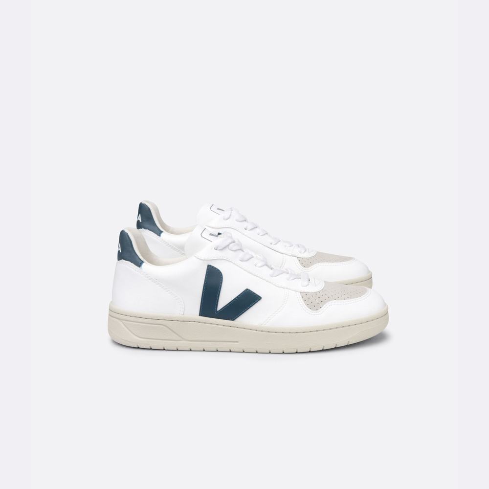 Women\'s Veja V-10 Cwl Sneakers White | UAE-09487