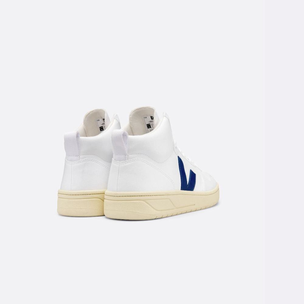 Women's Veja V-15 Cwl Sneakers White | UAE-47860