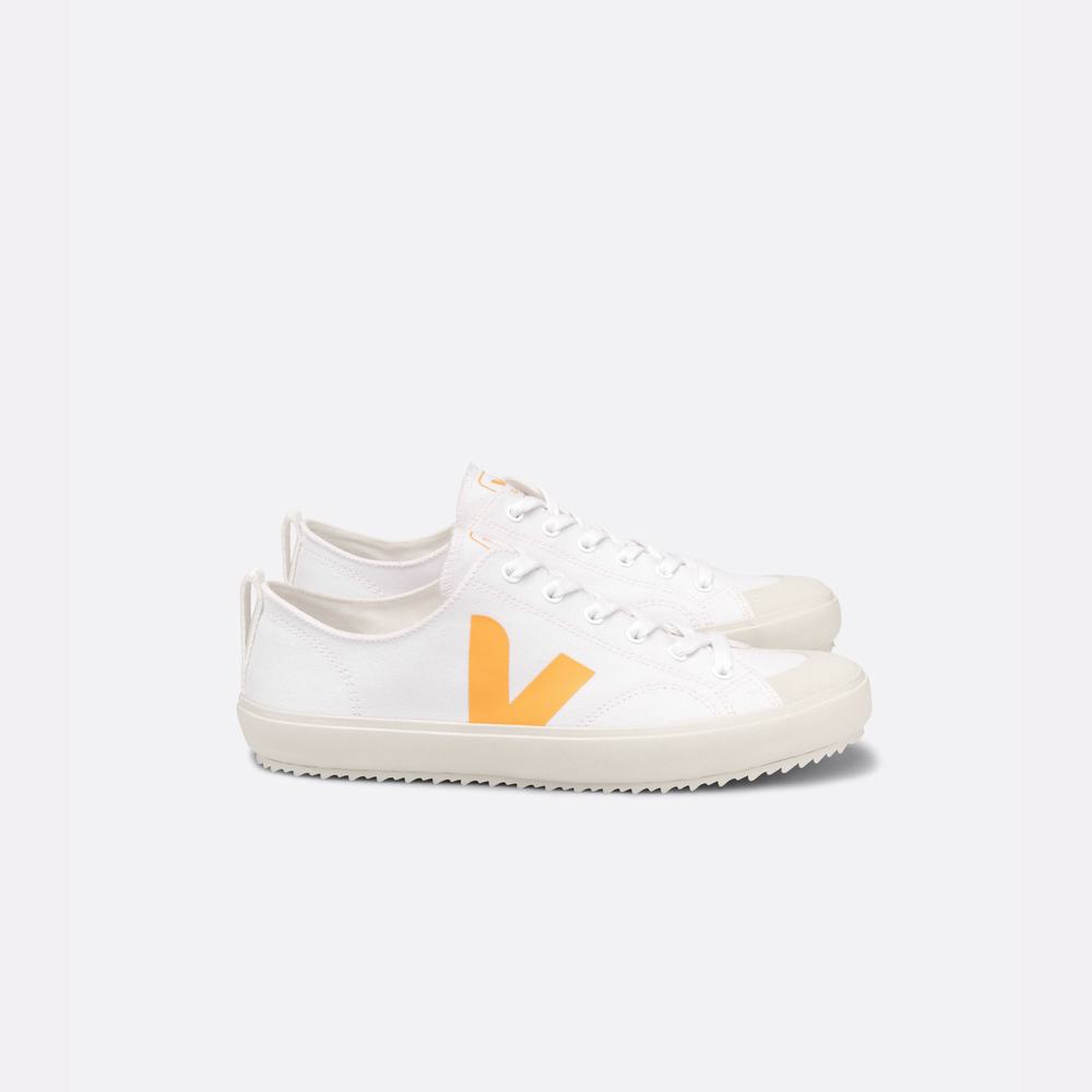 Men's Veja Nova Canvas Sneakers White | UAE-80375