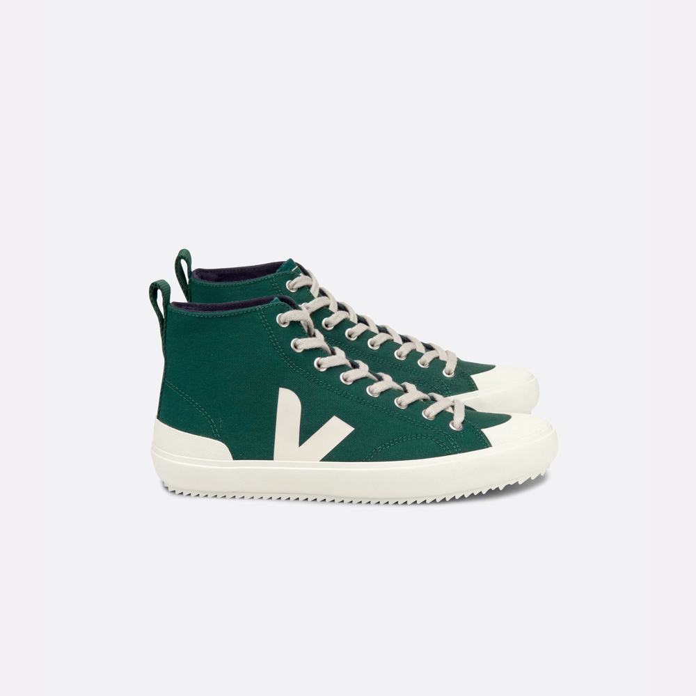 Men's Veja Nova Ht Canvas Sneakers Deep/Green | UAE-82796