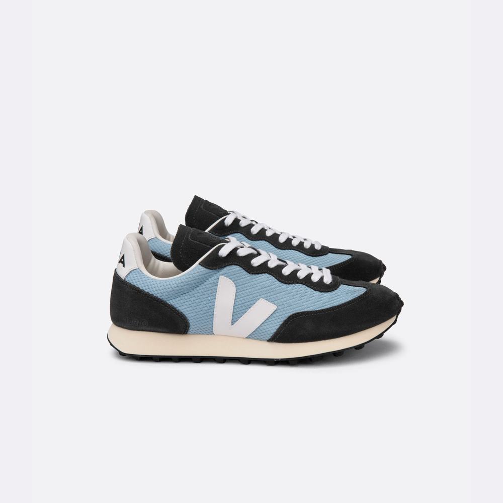 Men's Veja Rio Branco Alveomesh Sneakers Grey/White | UAE-53647