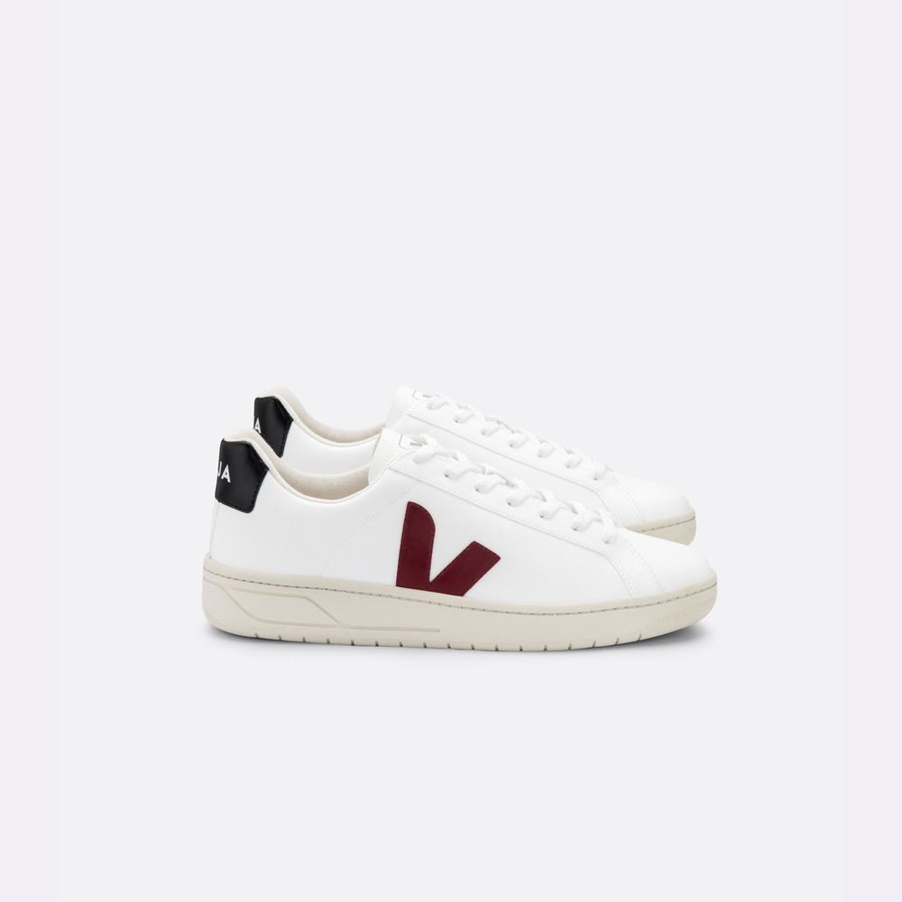 Men's Veja Urca Cwl Sneakers White/Black | UAE-27906