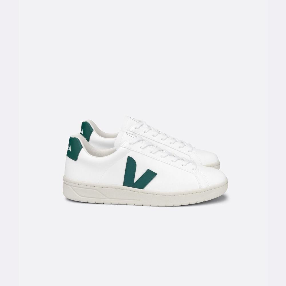 Men's Veja Urca Cwl Sneakers White/Brown | UAE-41802