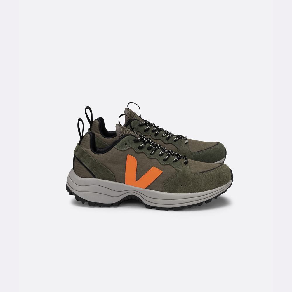 Men's Veja Venturi Ripstop Sneakers Orange | UAE-32480