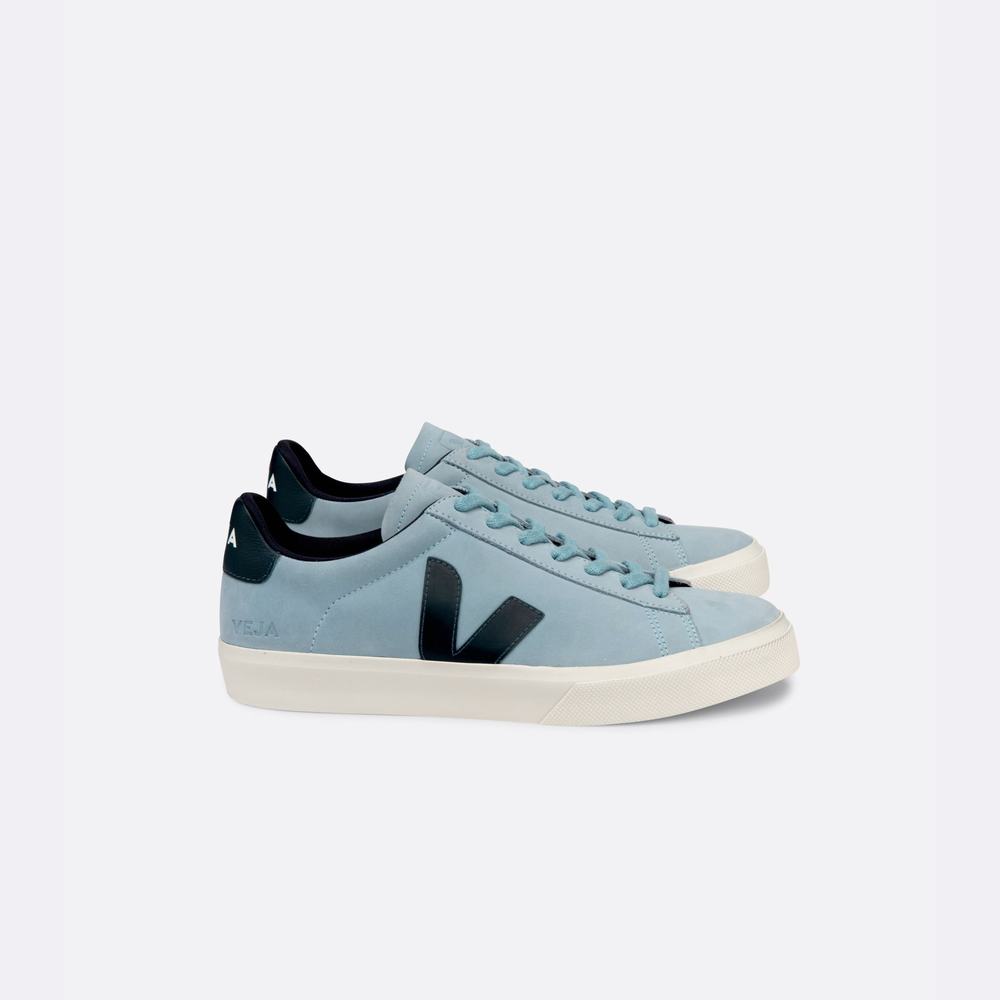 Women's Veja Campo Nubuck Sneakers Grey | UAE-02865