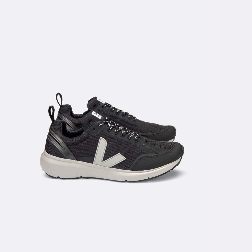 Women's Veja Condor 2 Alveomesh Running Shoes Black/Grey | UAE-60572