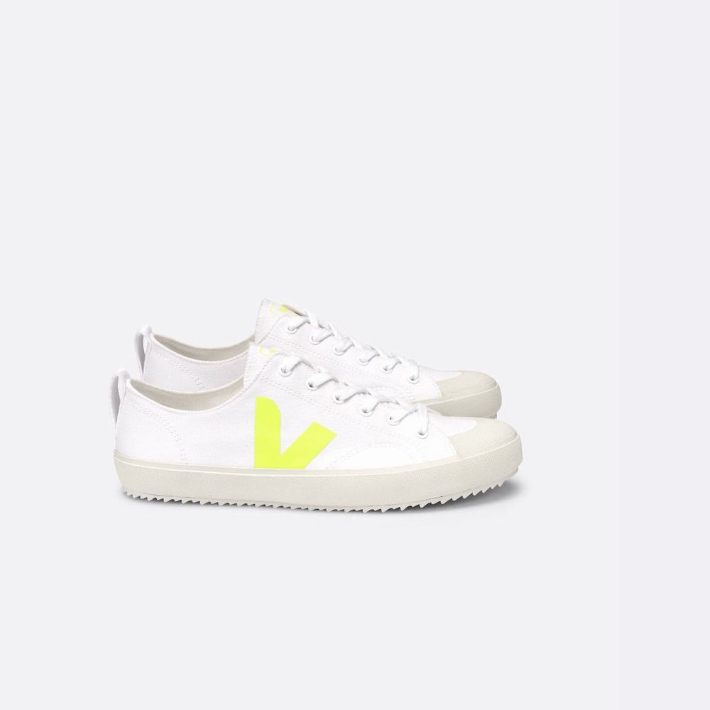 Women's Veja Nova Canvas Sneakers White | UAE-65204