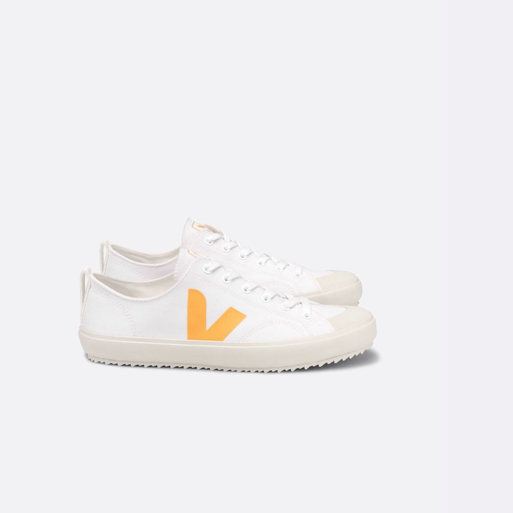 Women's Veja Nova Canvas Sneakers White | UAE-93620