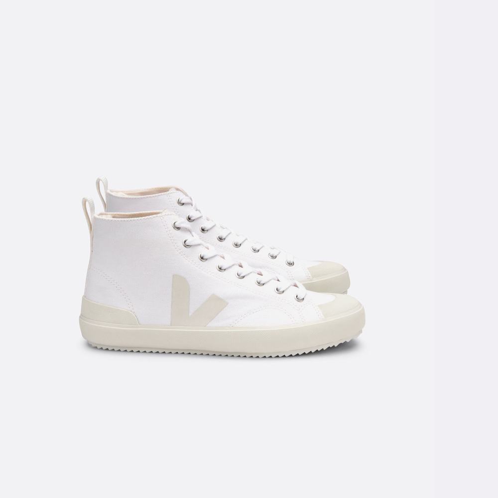 Women's Veja Nova Ht Canvas Sneakers White | UAE-21350