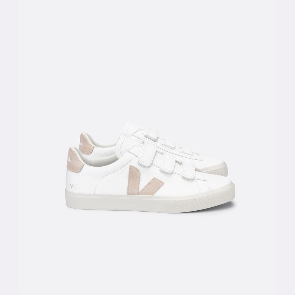 Women's Veja Recife Chromefree Leather Sneakers White | UAE-95860