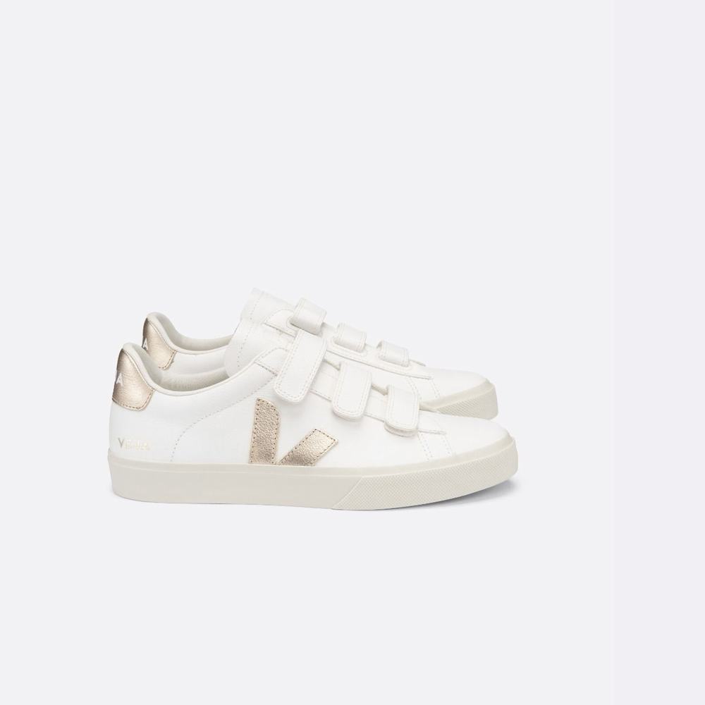 Women's Veja Recife Chromefree Sneakers White | UAE-23490