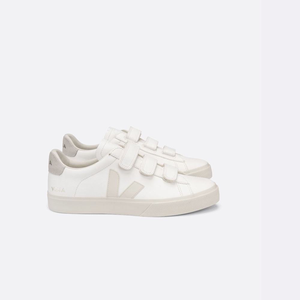 Women's Veja Recife Chromefree Sneakers White/Beige | UAE-74596