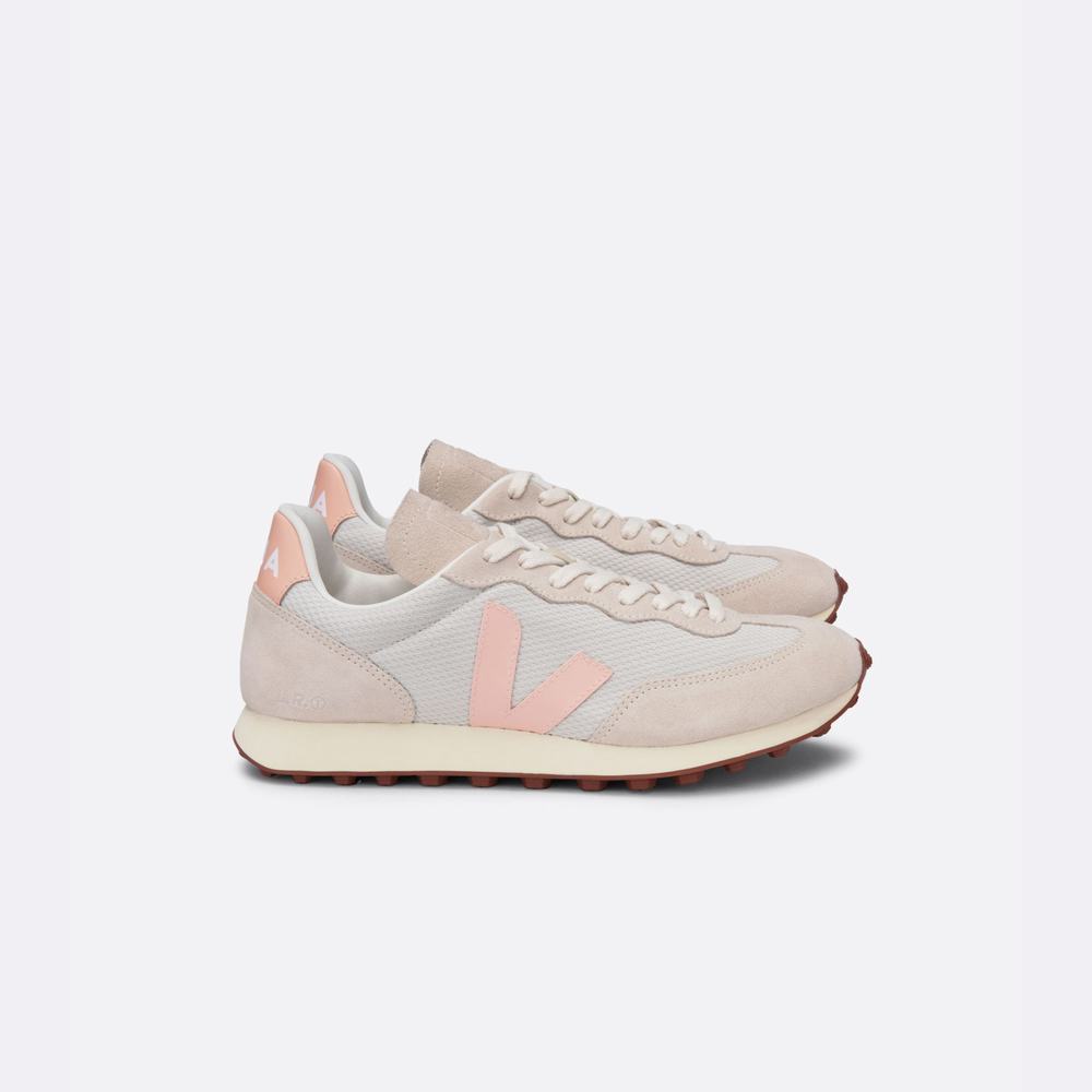 Women's Veja Rio Branco Alveomesh Sneakers Beige | UAE-01596