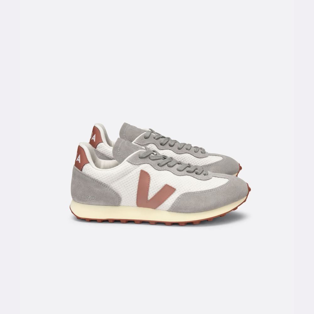 Women's Veja Rio Branco Hexamesh Sneakers Grey | UAE-51802