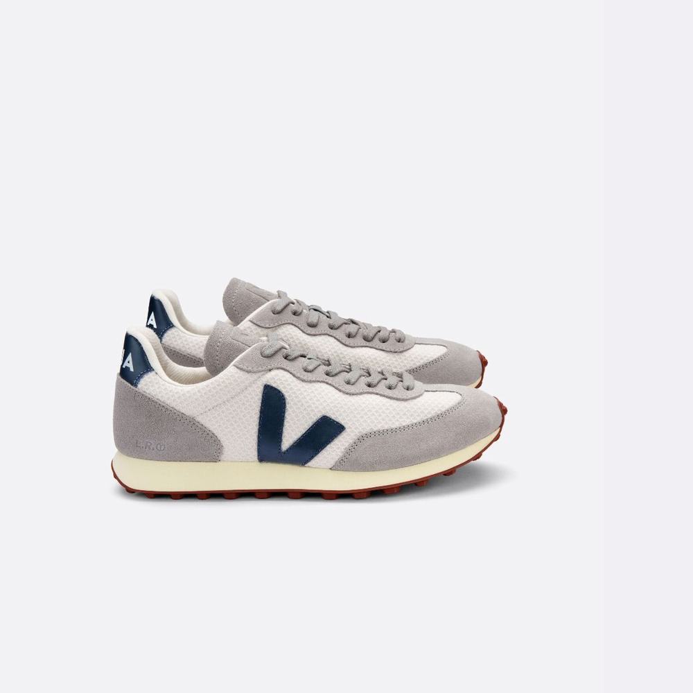 Women's Veja Rio Branco Hexamesh Sneakers Grey | UAE-63054